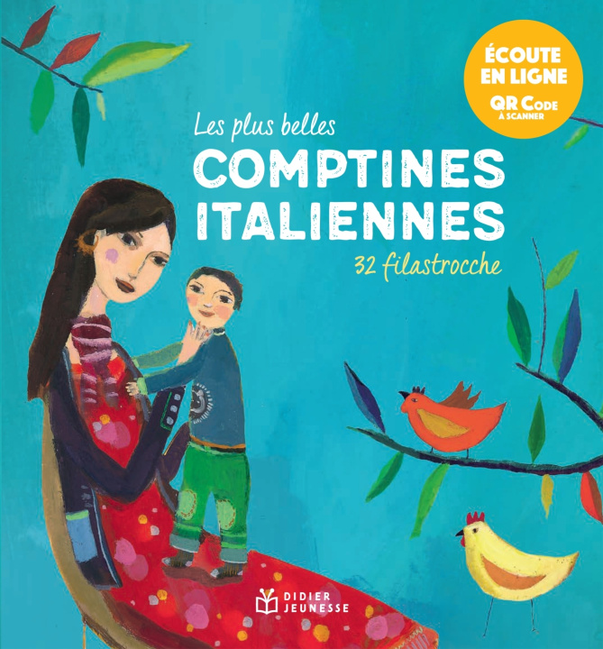 Kniha Les plus belles comptines italiennes livre musical Magdeleine Lerasle