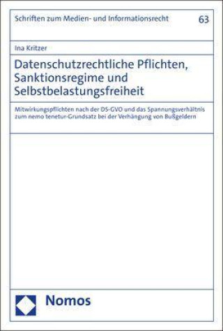 Carte Datenschutzrechtliche Pflichten, Sanktionsregime und Selbstbelastungsfreiheit 