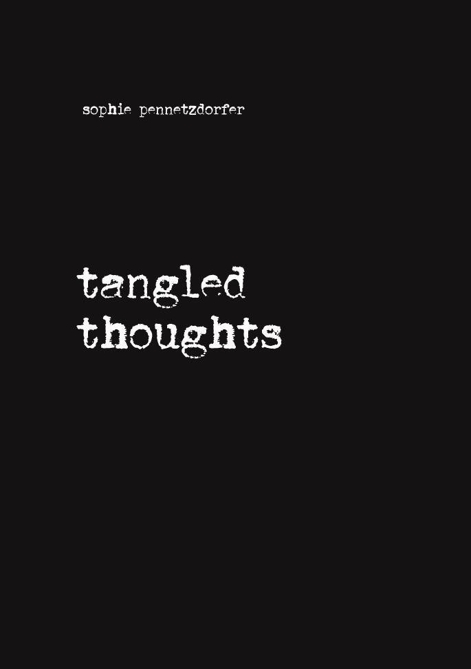 Knjiga tangled thoughts Sophie Pennetzdorfer