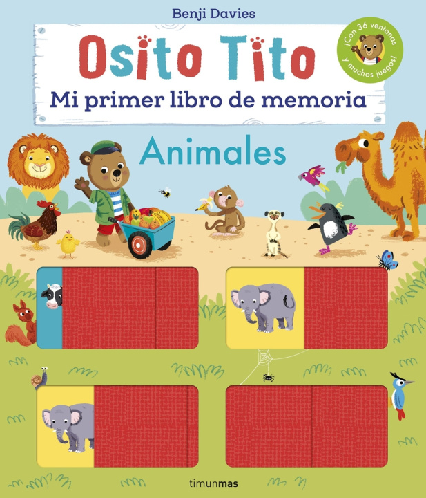 Carte Osito Tito. Mi primer libro de memoria. Animales BENJI DAVIES
