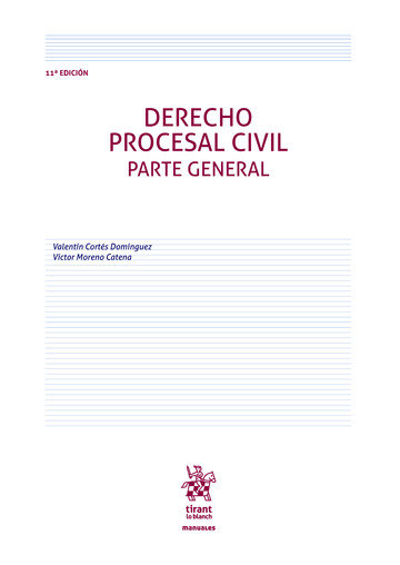 Kniha Derecho procesal civil VALENTIN CORTES