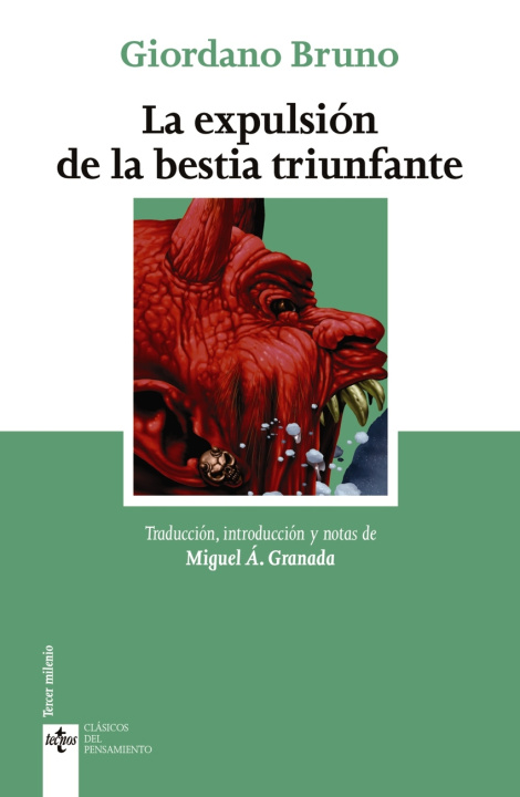 Knjiga Expulsión de la bestia triunfante GIORDANO BRUNO