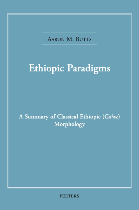 Book Ethiopic Paradigms Butts A.M.