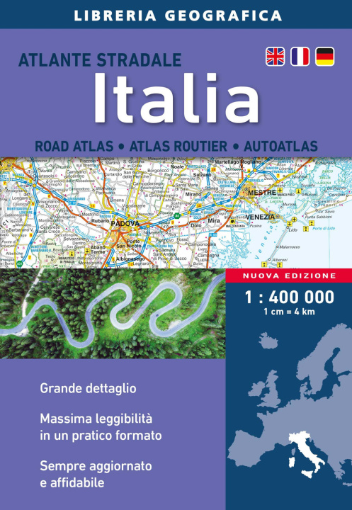 Kniha Atlante stradale Italia 1:400.000 