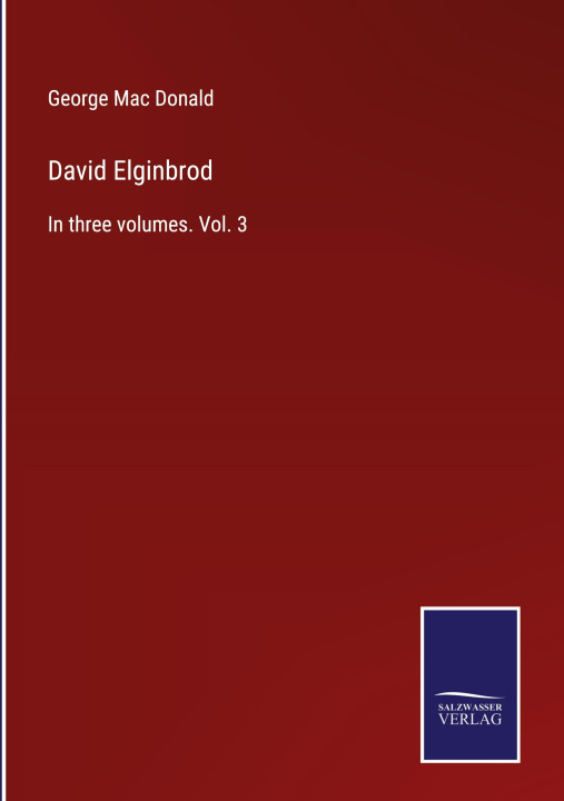Knjiga David Elginbrod George Mac Donald