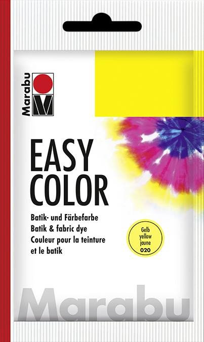 Knjiga Marabu Easy Color batikovací barva - žlutá 25 g 