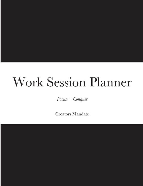 Książka Work Session Planner 