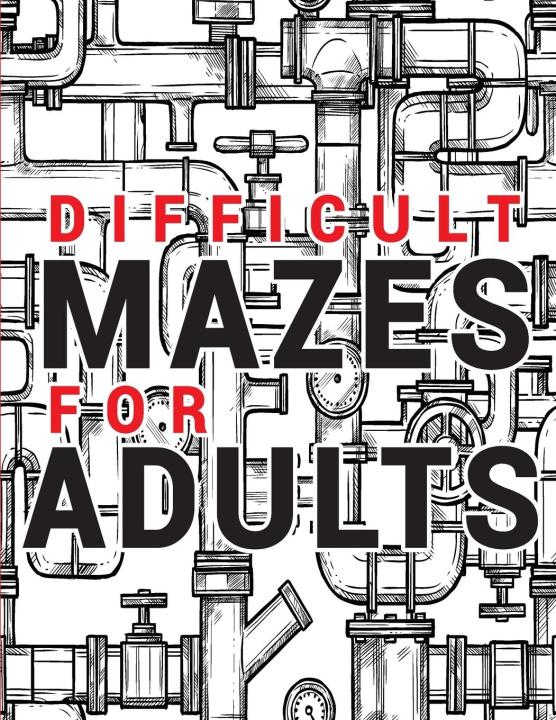 Carte Maze for Adults Difficult 