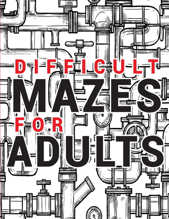 Βιβλίο Maze for Adults Difficult 