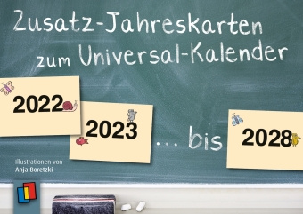 Hra/Hračka Zusatz-Jahreskarten zum Universal-Kalender Anja Boretzki