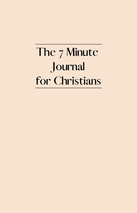 Könyv 7 Minute Journal for Christians 