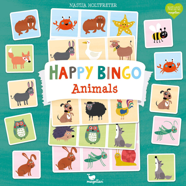 Joc / Jucărie Happy Bingo - Animals 