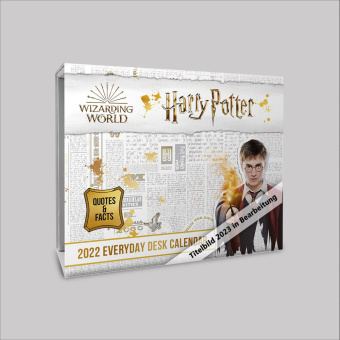 Naptár/Határidőnapló Harry Potter 2023 Desk Block Calendar 