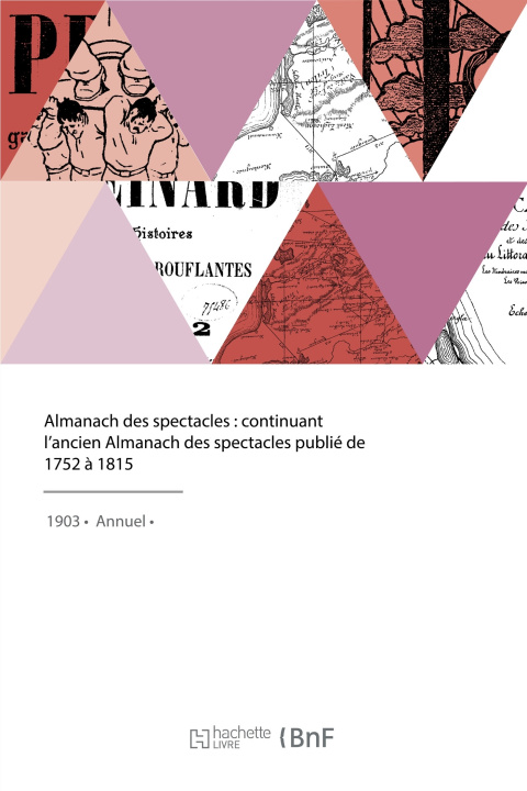Книга Almanach des spectacles Albert Soubies