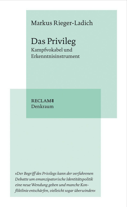 Książka Das Privileg Markus Rieger-Ladich