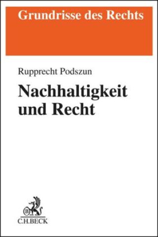 Kniha Nachhaltigkeit und Recht 