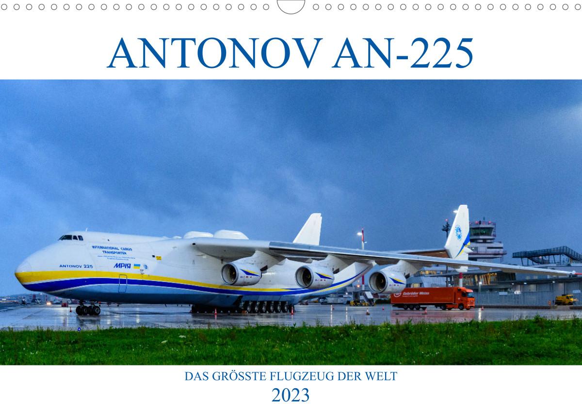 Calendar / Agendă ANTONOV AN-225 "MRIJA" (Wandkalender 2023 DIN A3 quer) Wolfgang Simlinger