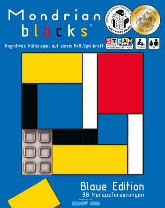 Hra/Hračka Mondrian blocks Blaue Edition (Spiel) Laszlo Gergely