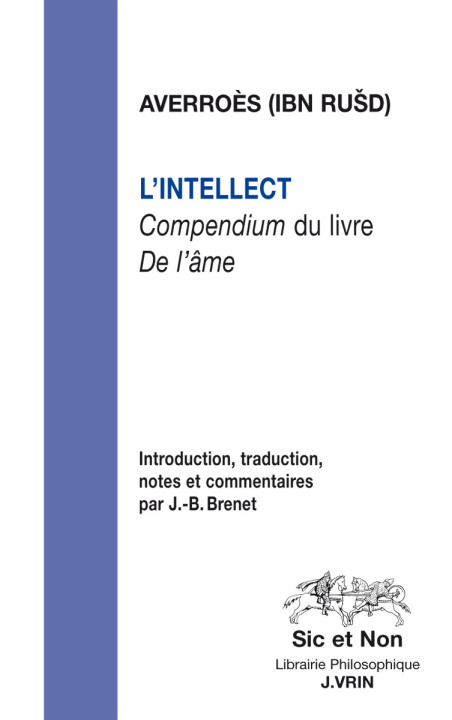 Boek L'intellect Averroès
