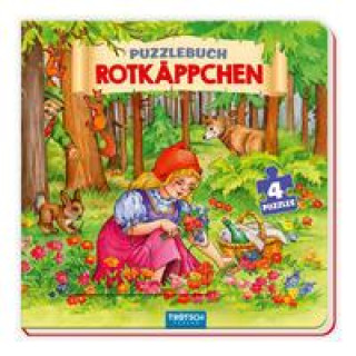 Carte Trötsch Pappenbuch Puzzlebuch Rotkäppchen 