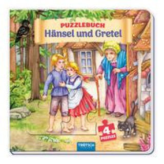 Carte Trötsch Pappenbuch Puzzlebuch Hänsel und Gretel 