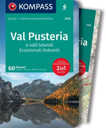 Carte KOMPASS guida escursionistica Val Pusteria 