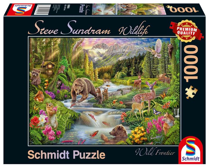 Game/Toy Puzzle 1000 PQ Leśne zwierzęta S. Sundram 111106 