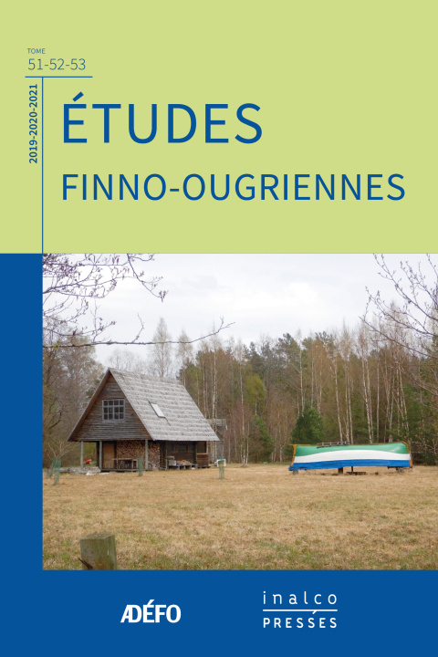 Knjiga Études finno-ougriennes TOULOUZE