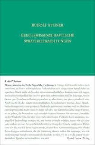 Книга Geisteswissenschaftliche Sprachbetrachtungen 