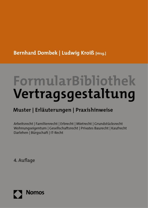 Knjiga FormularBibliothek Vertragsgestaltung Ludwig Kroiß