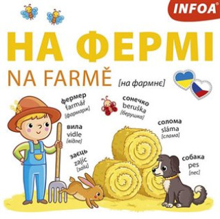 Buch Ukrajinsko-české leporelo Na farmě 