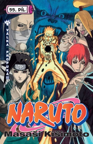 Kniha Naruto 55 - Válka propuká Masaši Kišimoto