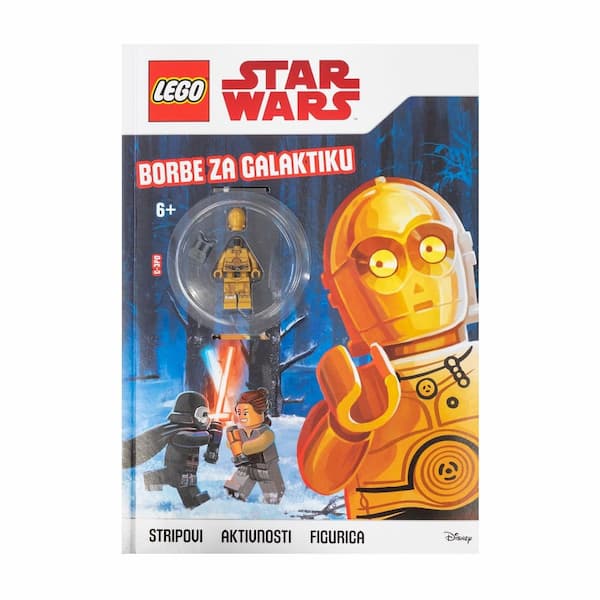 Kniha Lego Star Wars - Borbe za galaktiku - knjižica + minifigure 