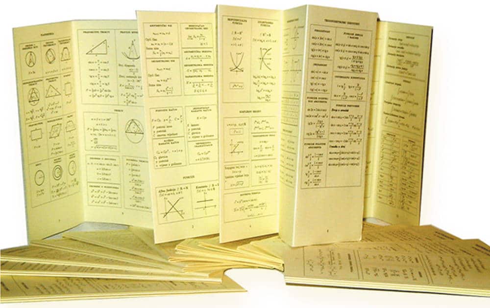 Printed items Matematičke formule 