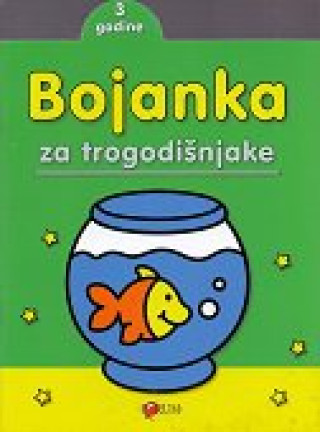 Knjiga Bojanka za trogodišnjake 