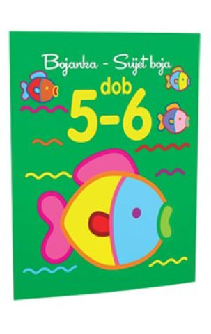 Knjiga Bojanka - svijet boja 5 - 6 god 