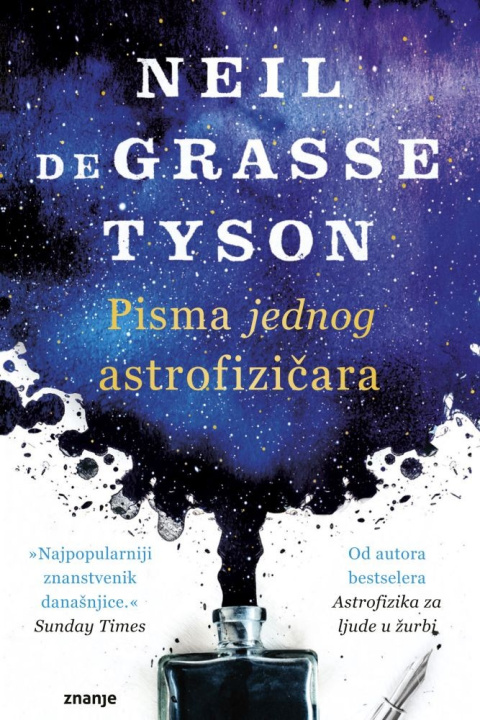 Kniha Pisma jednog astrofizičara Neil de Grasse Tyson
