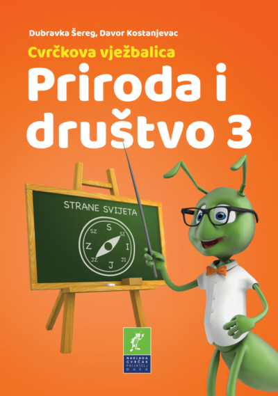 Knjiga Cvrčkova vježbalica Priroda i društvo 3 