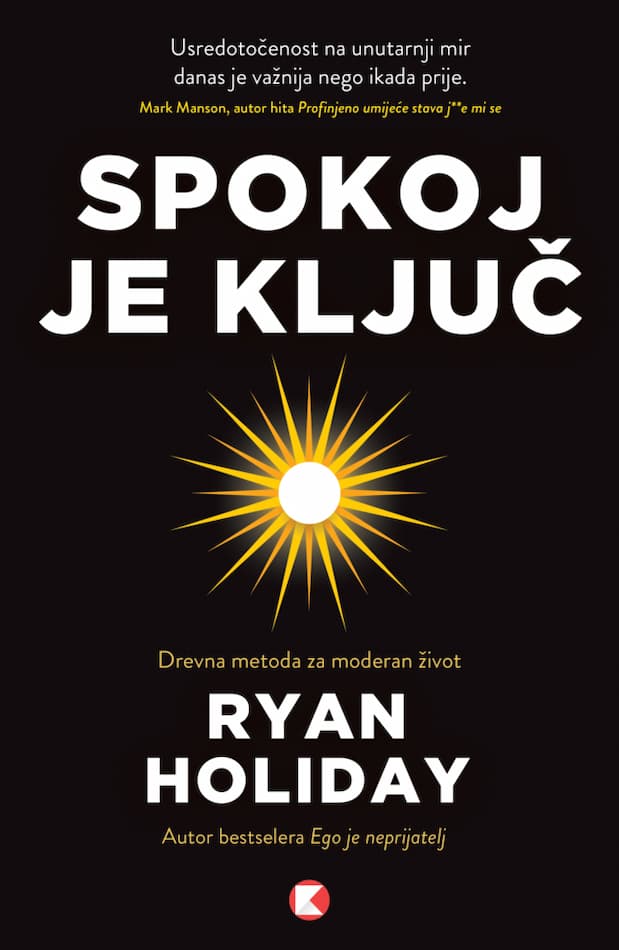 Kniha Spokoj je ključ Ryan Holiday
