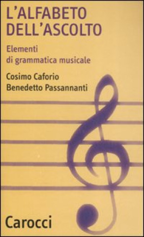 Könyv alfabeto dell'ascolto. Elementi di grammatica musicale Cosimo Caforio