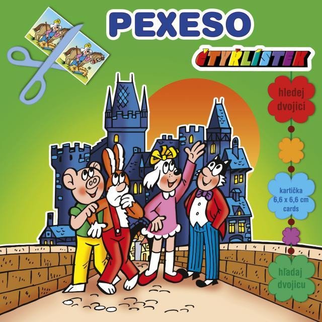 Játék Čtyřlístek - Pexeso s MAXI kartičkami 