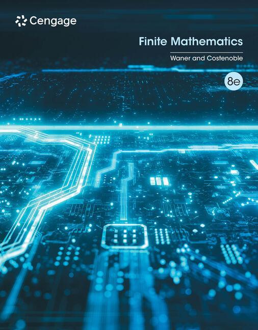 Buch Finite Mathematics Steven Costenoble