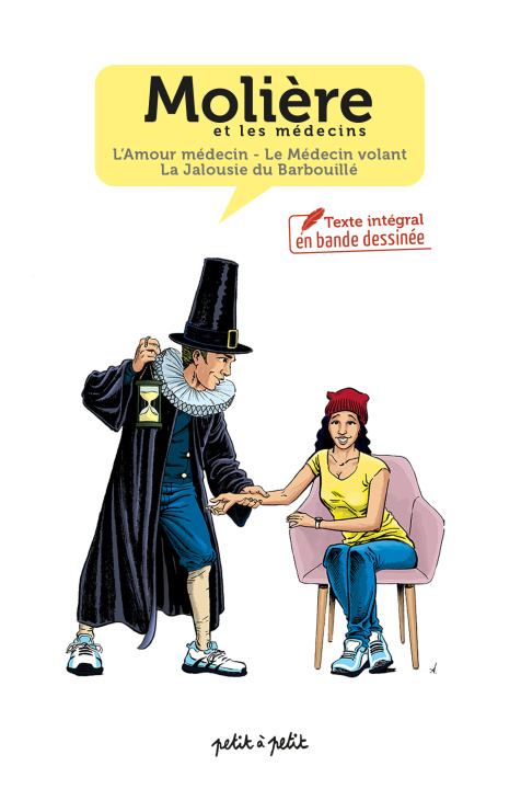 Книга Molière et les médecins, texte intégral de trois pièces en BD Molière