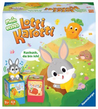 Game/Toy Ravensburger 20916 - Mein erstes Lotti Karotti, ein erstes Spiel für Kinder ab 1 ? Jahren des Kinderspiel-Klassikers Lotti Karotti Giulia Airoldi