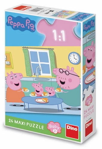 Hra/Hračka Puzzle 24 maxi Peppa Pig oběd 