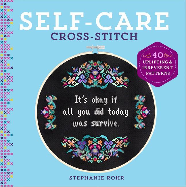 Carte Self-Care Cross-Stitch 