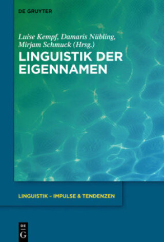 Knjiga Linguistik der Eigennamen Damaris Nübling