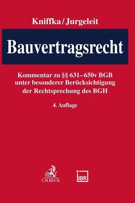 Book Bauvertragsrecht Jurgeleit
