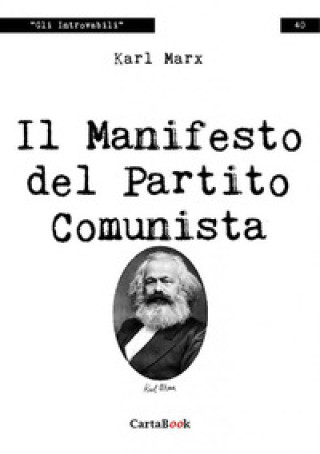 Książka Manifesto del Partito Comunista Karl Marx