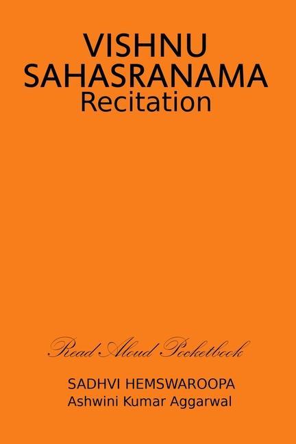 Kniha Vishnu Sahasranama Recitation Sadhvi Hemswaroopa